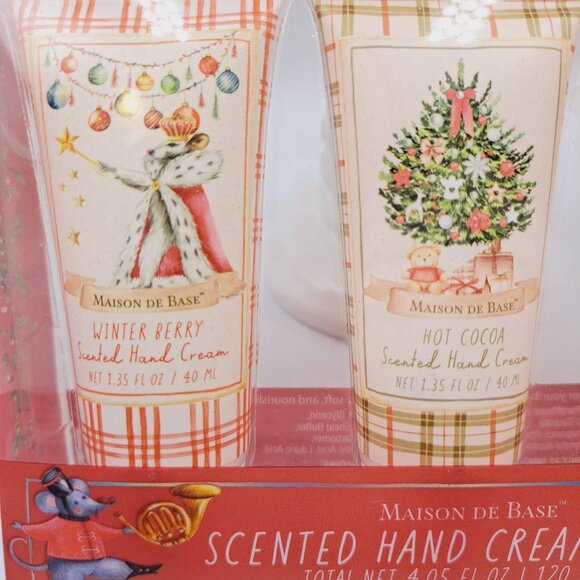 Holiday Bath & Body 3 Hand Cream Christmas Winter Berry, Hot Cocoa, Sugar Cookie - Picture 2 of 7